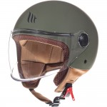 MT Helmets OF501 Street Solid A6 Matt Green